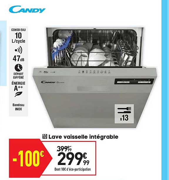 lave vaisselle intégrable