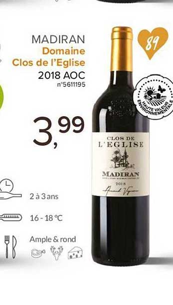 madiran domaine clos de l église