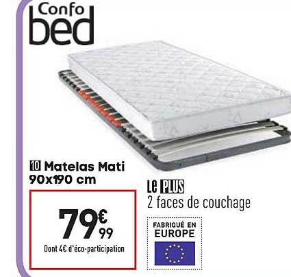 matelas mati 90x190 cm