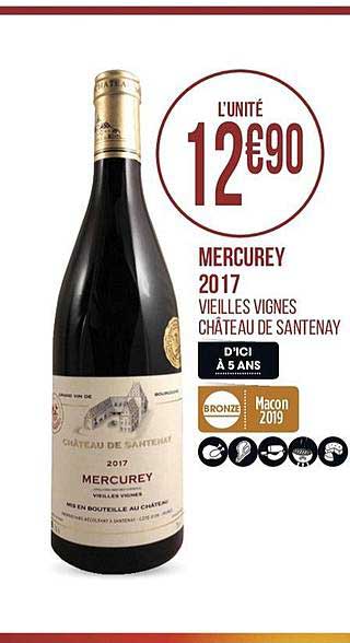 mercurey 2017 vieilles vignes château de santenay