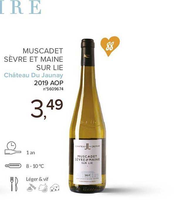Muscadet Sèvres & Maine Sur Lie Château Du Jaunay