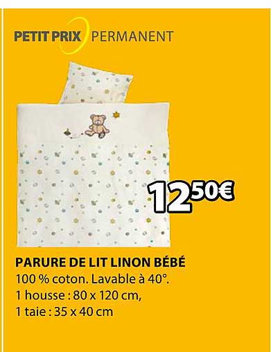 parure de lit linon bébé