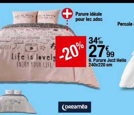 parure just hello 240x220 cm