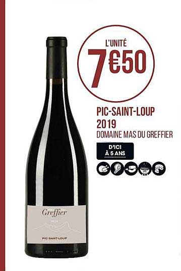 pic-saint-loup 2019 domaine mas du greffier