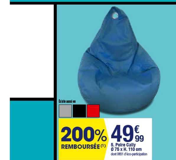 Poire Cally Diamètre 75 X H 110 Cm