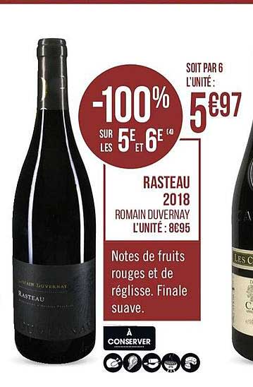 rasteau 2018 romain duvernay