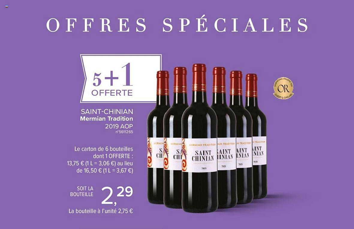 saint chinian mermian tradition   5+1 offert