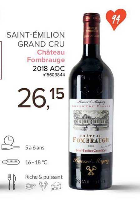 saint émilion grand cru château fombrauge