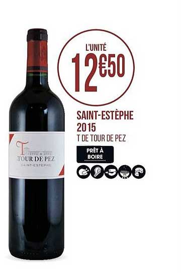 saint estèphe  2015 t de tour de pez