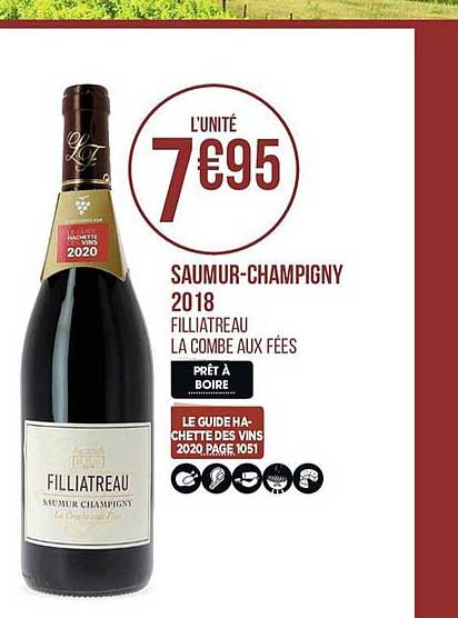 saumur champigny 2018 filliatreau la combe aux fées