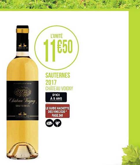 sauternes 2017 château  voigny