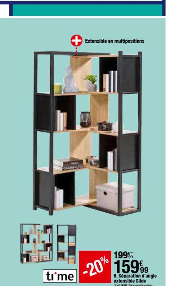 Séparation D'angle Extensible Slide