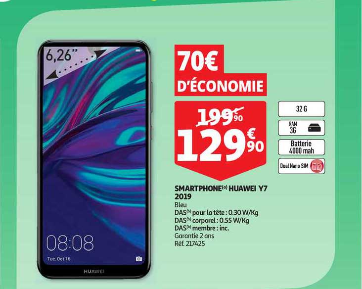 smartphone huawei y7 2019