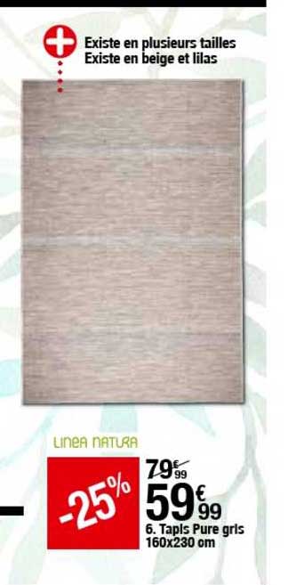 tapis pure gris 160x230 cm