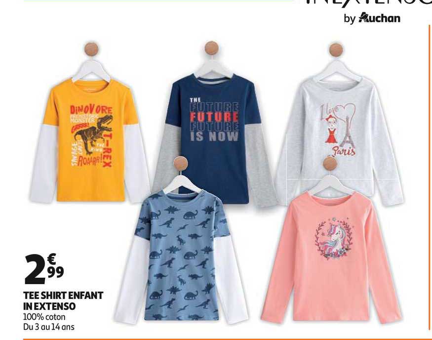 tee shirt enfant in extenso