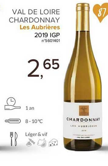 val de loire chardonnay les aubrières