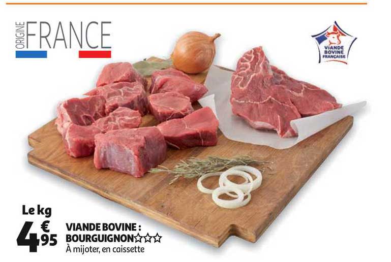 Viande Bovine Borguignon