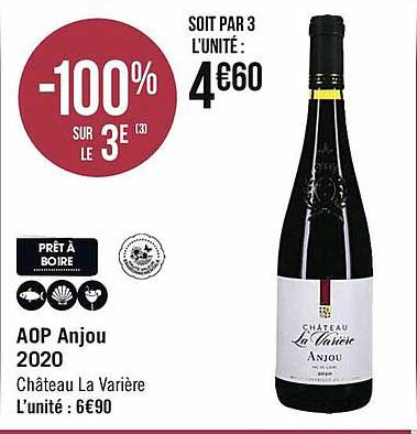 aop anjou 2020 château la varière