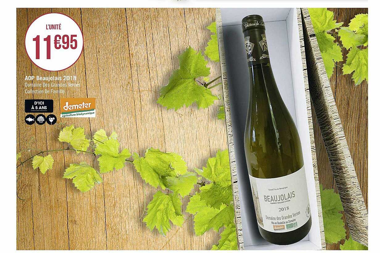 aop beaujolais 2018 domaine des grandes vernes collection de famille