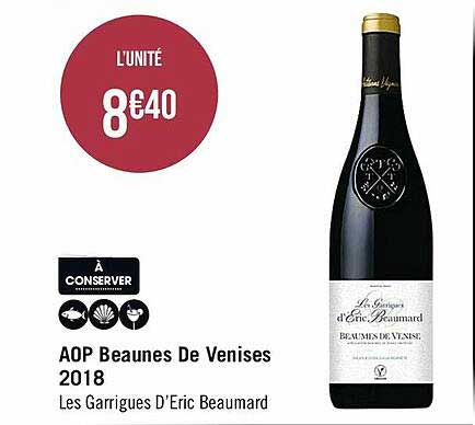 aop beaunes de venises 2018 les garrigues d'éric beaumard