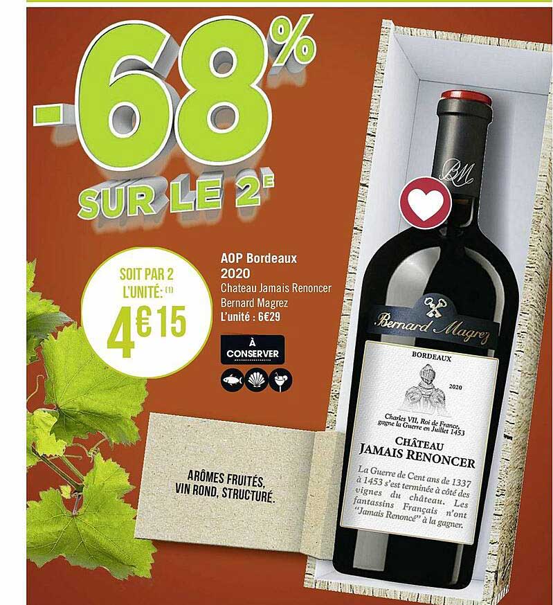 aop bordeaux 2020 château jamais renoncer bernard magrez