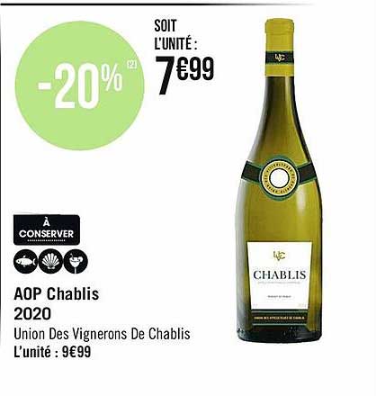 aop chablis 2020 union des vignerons de chablis