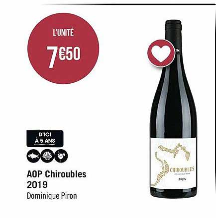 aop chiroubles 2019 dominique piron