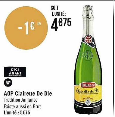 aop clairette de die tradition jaillance