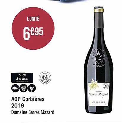 aop corbières 2019 domaine serres mazard