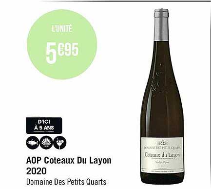 aop coteaux du layon 2020 domaine des petits quarts