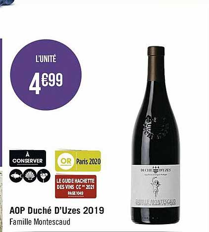aop duché d'uzes 2019 famille montescaud