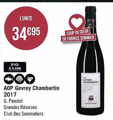 aop gevray chambertin 2017 g. pansiot