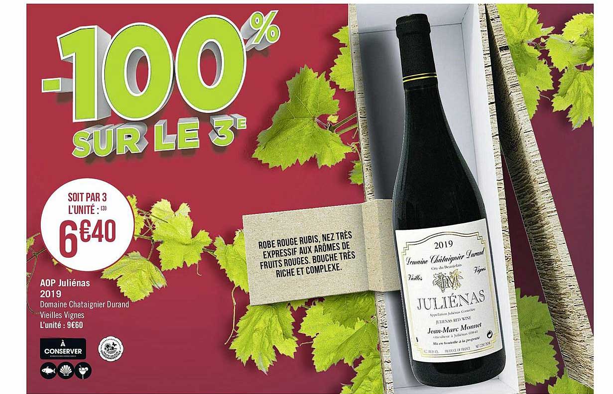 aop juliénas 2019 domaine chataignier durand vieilles vignes