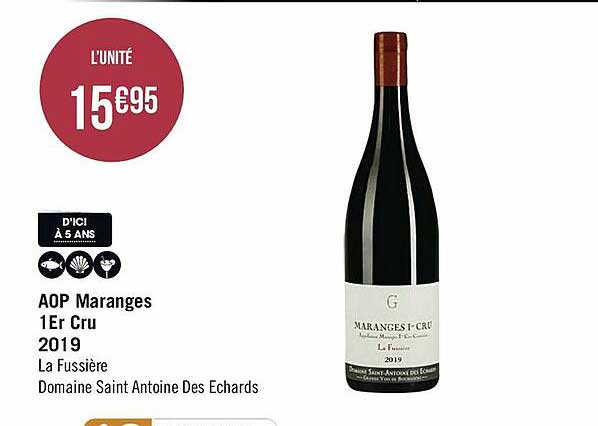 aop maranges 1er cru 2019 la fussière domaine saint antoine des échards