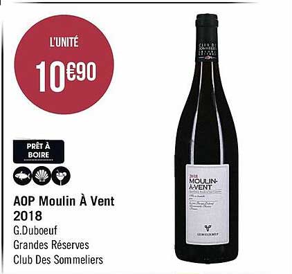 aop moulin à vent 2018 g.duboeuf
