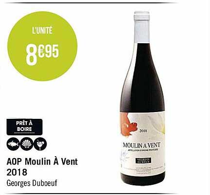 aop moulin à vent 2018 georges duboeuf