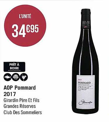 aop pommard 2017 girardin père et fils