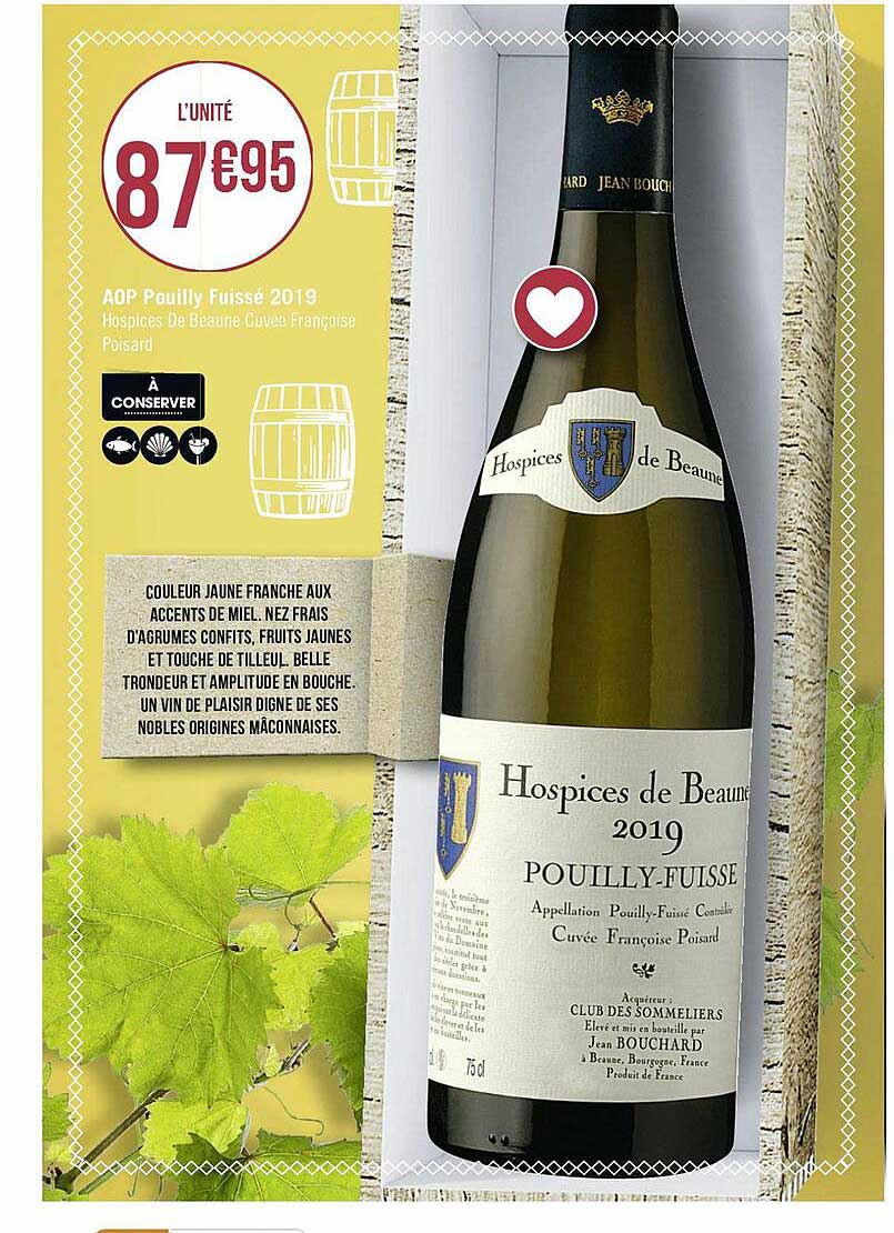 aop pouilly-fuisse 2019 hospices de beaune cuvée françoise poisard