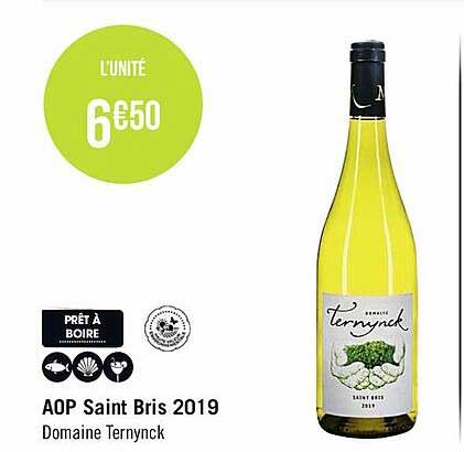 aop saint bris 2019 domaine ternynck