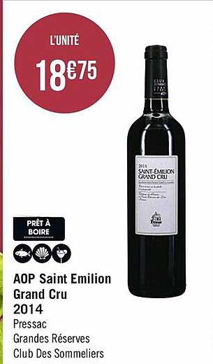 aop saint émilion grand cru 2014 pressac