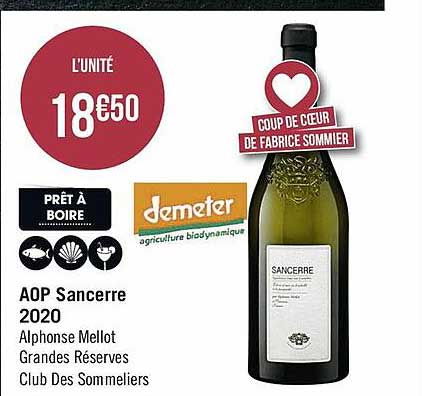 aop sancerre 2020 alphonse mellot
