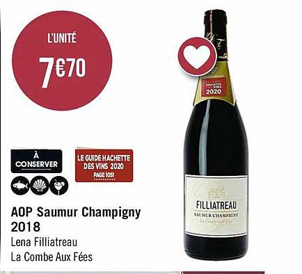 Aop Saumur Champigny 2018 Lena Filliatreau La Combe Aux Fées