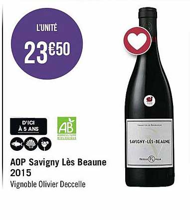 aop savigny lès beaune 2015 vignoble olivier deccelle