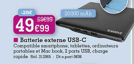 batterie externe usb-c