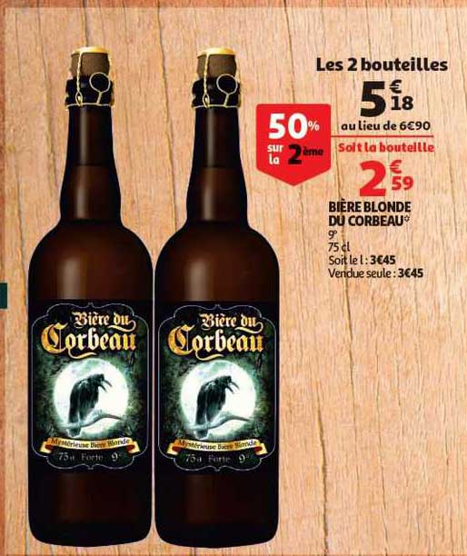 bière blonde du corbeau 9°