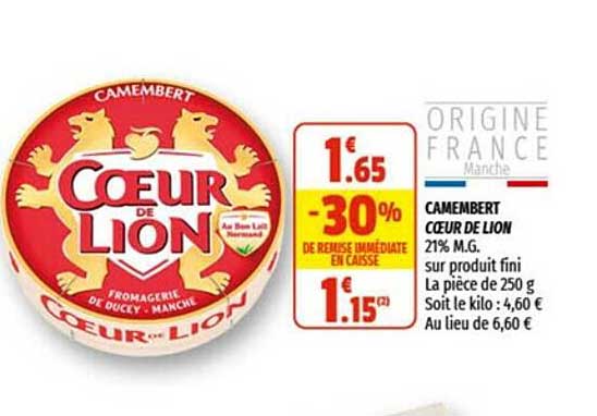 Camembert Cœur De Lion