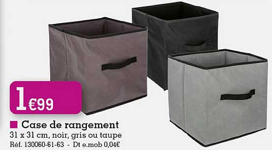 case de rangement