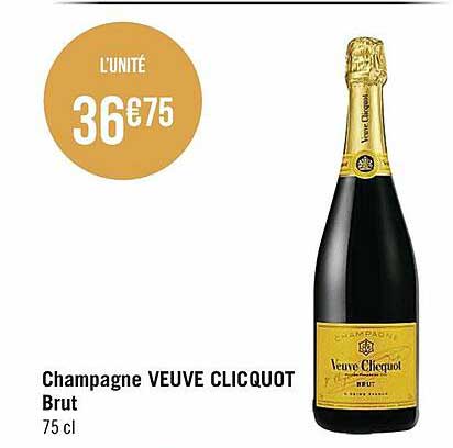 champagne veuve clicquot brut