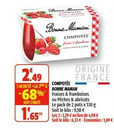 compotée bonne maman