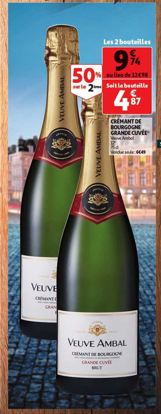 crémant de bourgogne grande cuvée veuve ambal